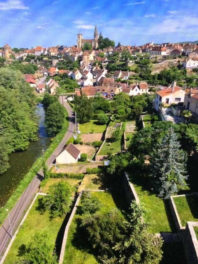 Maison Cosy En Plein Centre Ville Semur-en-Auxois Luaran gambar