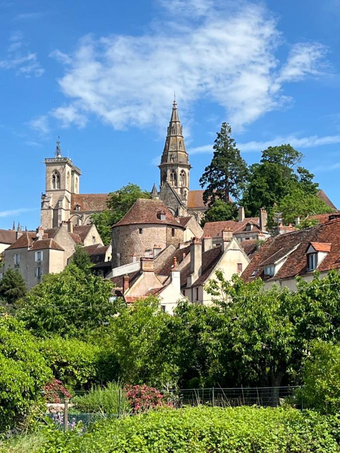 Maison Cosy En Plein Centre Ville Semur-en-Auxois Luaran gambar